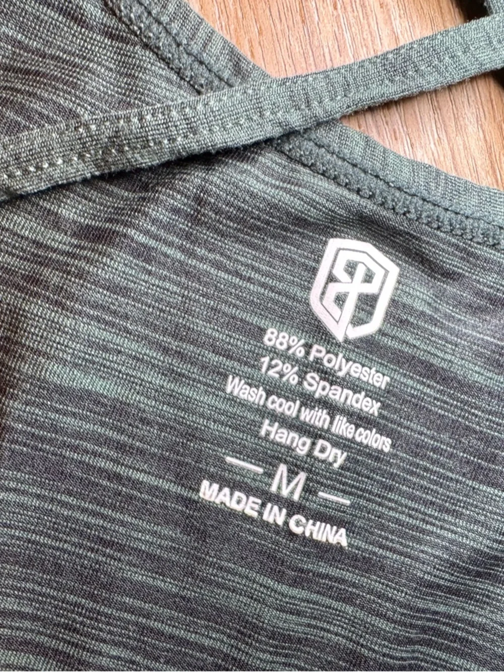 Born Primitive Strappy Tank Top in Heather Green - Picture 4 of 5